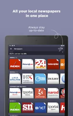Croatian Newspapers android App screenshot 2