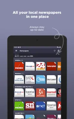 Croatian Newspapers android App screenshot 5