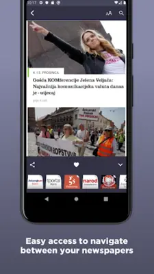 Croatian Newspapers android App screenshot 6